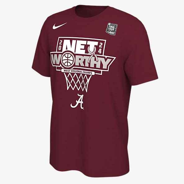 College Hoops Tournament 25 50 Red Tops T Shirts. Nike